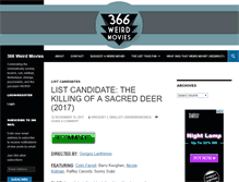 Tablet Screenshot of 366weirdmovies.com